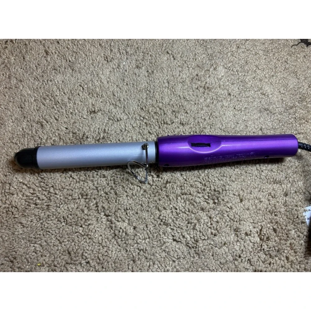 Bed Head Curling Iron Helen Of Troy BH343 1 inch Tourmaline‎ Tech Clamp Free